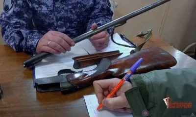 Новости Росгвардии: Орловец нашёл на чердаке ружьё и сдал его