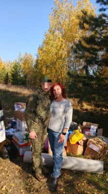 Фото 1. Жители Верховского района отправили Касперу большой груз