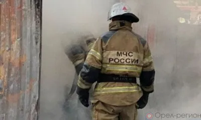 В Заводском районе Орла сгорела баня