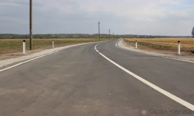 В Орловском МО отремонтировали дорогу до деревни Заречной