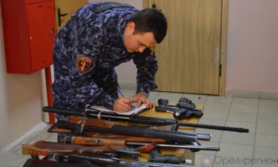 Новости Росгвардии: Жительница Знаменки во время уборки нашла четыре ружья