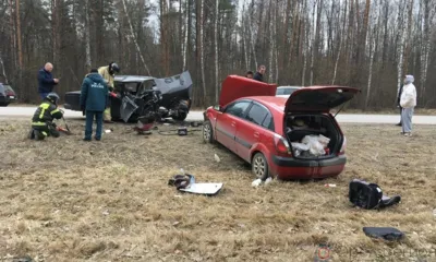 В ДТП под Орлом погибла женщина и пострадали двое детей