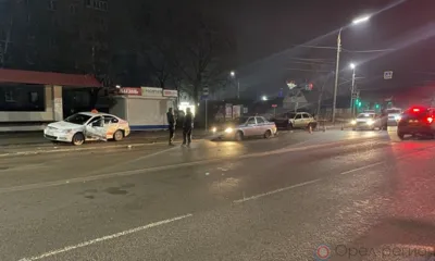 В Орле Daewoo Nexia на встречке протаранил такси