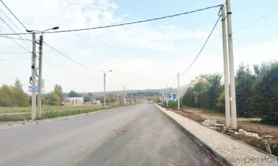 Дорога в микрорайоне «Болховский» под Орлом после капремонта будет трёхполосной