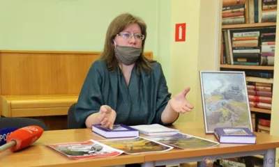 В областной детской библиотеке им. М.М. Пришвина состоялась презентация книги «На орловском рубеже»