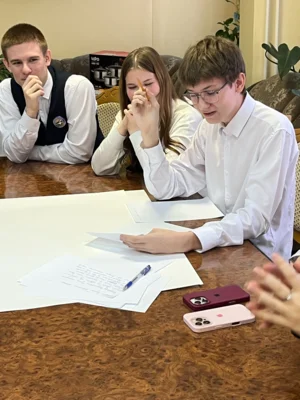 Фото 3. Ученики Знаменской и Овсянниковской школ побывали в гостях у «Орловской правды»