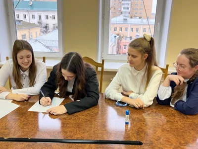 Фото 6. Ученики Знаменской и Овсянниковской школ побывали в гостях у «Орловской правды»