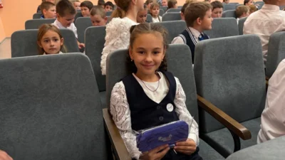 Фото 2. Юные хотынчане стали частью большой семьи «Орлят России»