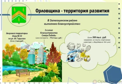 Благоустройство, ремонт, оборудование: Какие работы проводятся в Залегощенском районе?