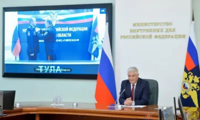 Глава МВД поздравил c высокими наградами сотрудников ОВД, отличившихся при спасении погибавших