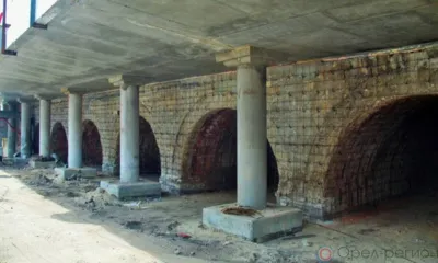 На Красный мост в Орле прибудет спецбригада для прокладки трамвайного пути