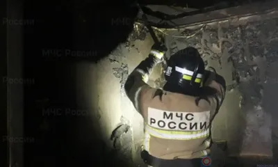 В Орле при пожаре пострадали мужчина и девушка