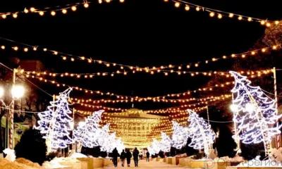 Центр Орла украсят 22-метровая ёлка и световой трамвай