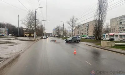 В Орле Ford Maverick сбил пенсионера на велосипеде