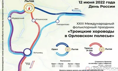Для посещения «Троицких хороводов» орловцам предоставят автобусы