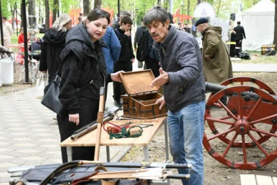 Фото 7. Фестиваль солдатской кухни в День Победы объединил тысячи орловцев