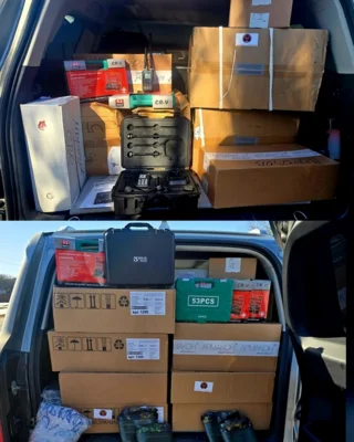 Фото 4. Из Орла защитникам рубежей Белгородской области отправлена необходимая гумпомощь