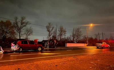 Фото 1. В массовом ДТП на орловской трассе пострадали три человека