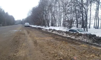На автодороге «Болхов-Орёл-Витебск» Renault Logan вылетел в кювет