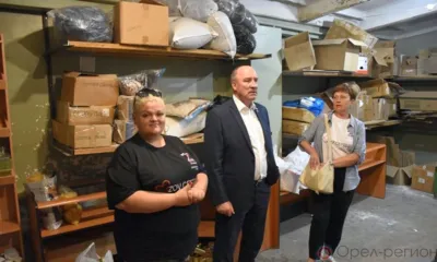 Председатель Орловского облсовета Леонид Музалевский встретился с волонтёрами организации «ZOV сердца»