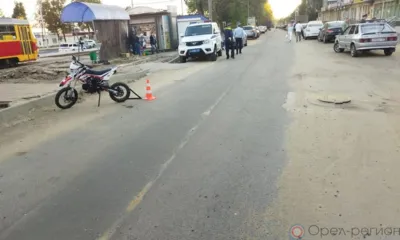 В Орле мотоциклист сбил 60-летнего мужчину