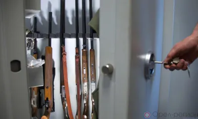 Во владении у орловцев находится более 36 тысяч оружия