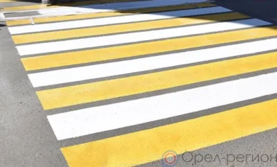 На улицах Орла обновляют пешеходные переходы