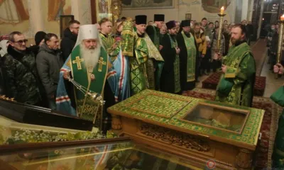 Обретённые мощи преподобного Макария Алтайского торжественно встретили в Орле