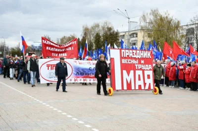Фото 13. Масштаб проведения первомайских мероприятий на Орловщине впечатлил иногородних гостей