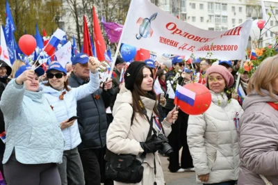 Фото 19. Масштаб проведения первомайских мероприятий на Орловщине впечатлил иногородних гостей