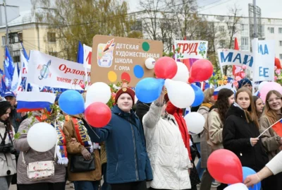 Фото 36. Масштаб проведения первомайских мероприятий на Орловщине впечатлил иногородних гостей