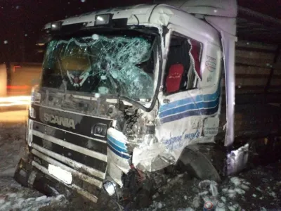 В Орловской области КамАЗ стал причиной ДТП с участием четырёх автомобилей