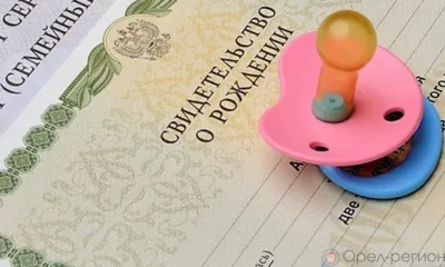Орловчанки могут дистанционно оформить документы на новорождённого