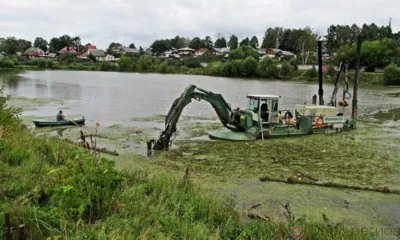 При расчистке русла реки Сосны в Колпне похищено более 18 млн рублей