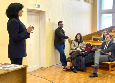 Фото 1. Сотрудники «Орловской правды» встретились со студентами института филологии ОГУ им. И.С. Тургенева