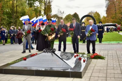 Фото 1. На Орловщине увековечили память подполковника Виктора Бондарева