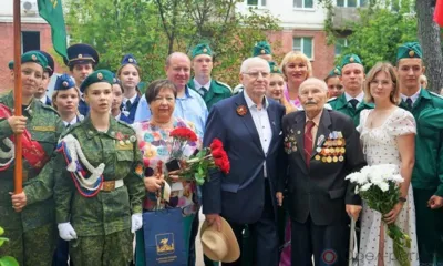Артист в гостях у орловского ветерана