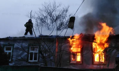 В Дмитровском районе сгорел жилой дом