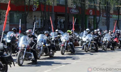 Участники международного мотомарша «Дороги Победы» посетили Орловщину