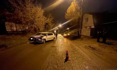 В Мценске столкнулись три автомобиля