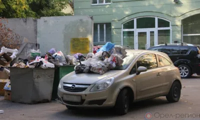За помехи мусоровозу в Орловской области теперь может быть выписан штраф
