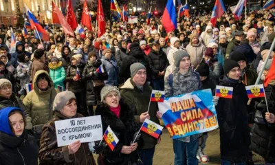 В Орле прошёл митинг-концерт в честь 10-летия воссоединения Крыма с Россией