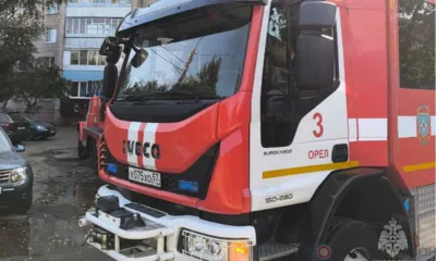 В Орле пожарные спасли одного и эвакуировали пятнадцать человек