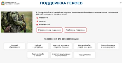 Орловские бойцы завершили тестирование нового портала