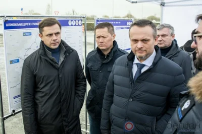 Фото 4. Министр транспорта РФ Андрей Никитин с рабочим визитом посетил Орловскую область
