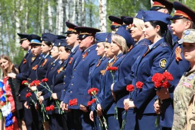 Фото 6. В канун 81-й годовщины Великой Победы на Кривцовском мемориале перезахоронен ещё 121 красноармеец