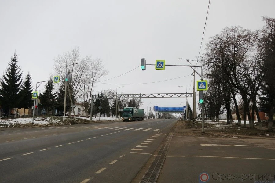 В Орле новые светофоры появились на двух перекрёстках и двух улицах