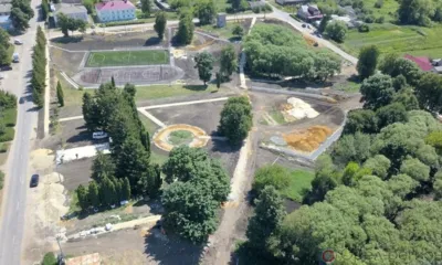 В Малоархангельском районе продолжается благоустройство общественных территорий