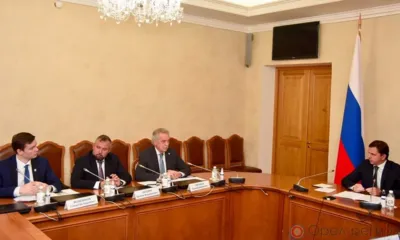 Губернатор Орловской области провёл рабочую встречу с делегацией Санкт-Петербурга