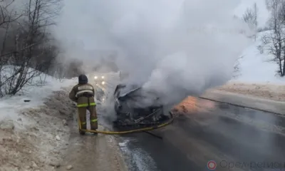 В Орловской области за сутки сгорели два Volkswagen Passat